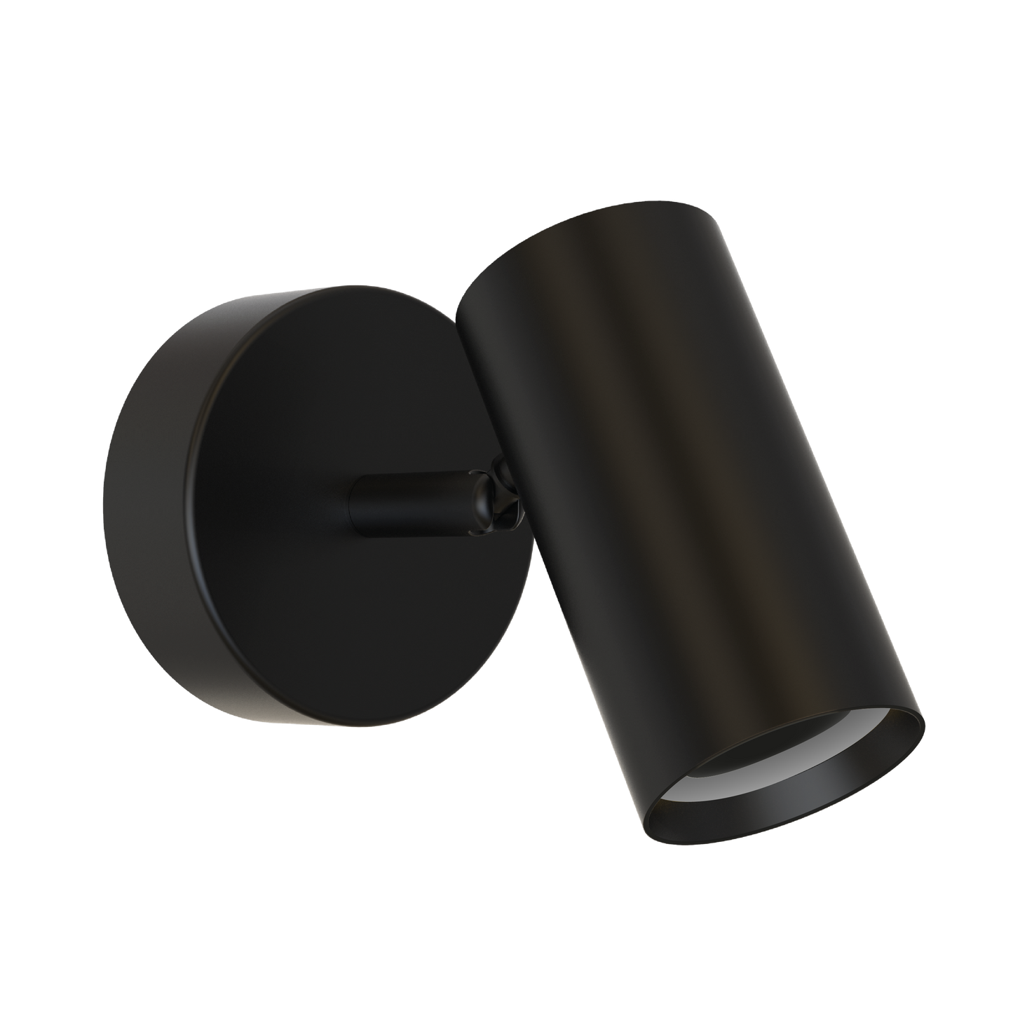 Luminario tipo spot para muro tipo canope acabado negro