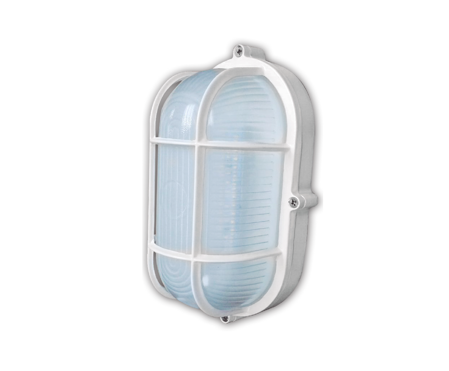 Luminario Arbotante Para Pared LED 7W Luz Blanca 6 500K Acabado Hierro Blanco