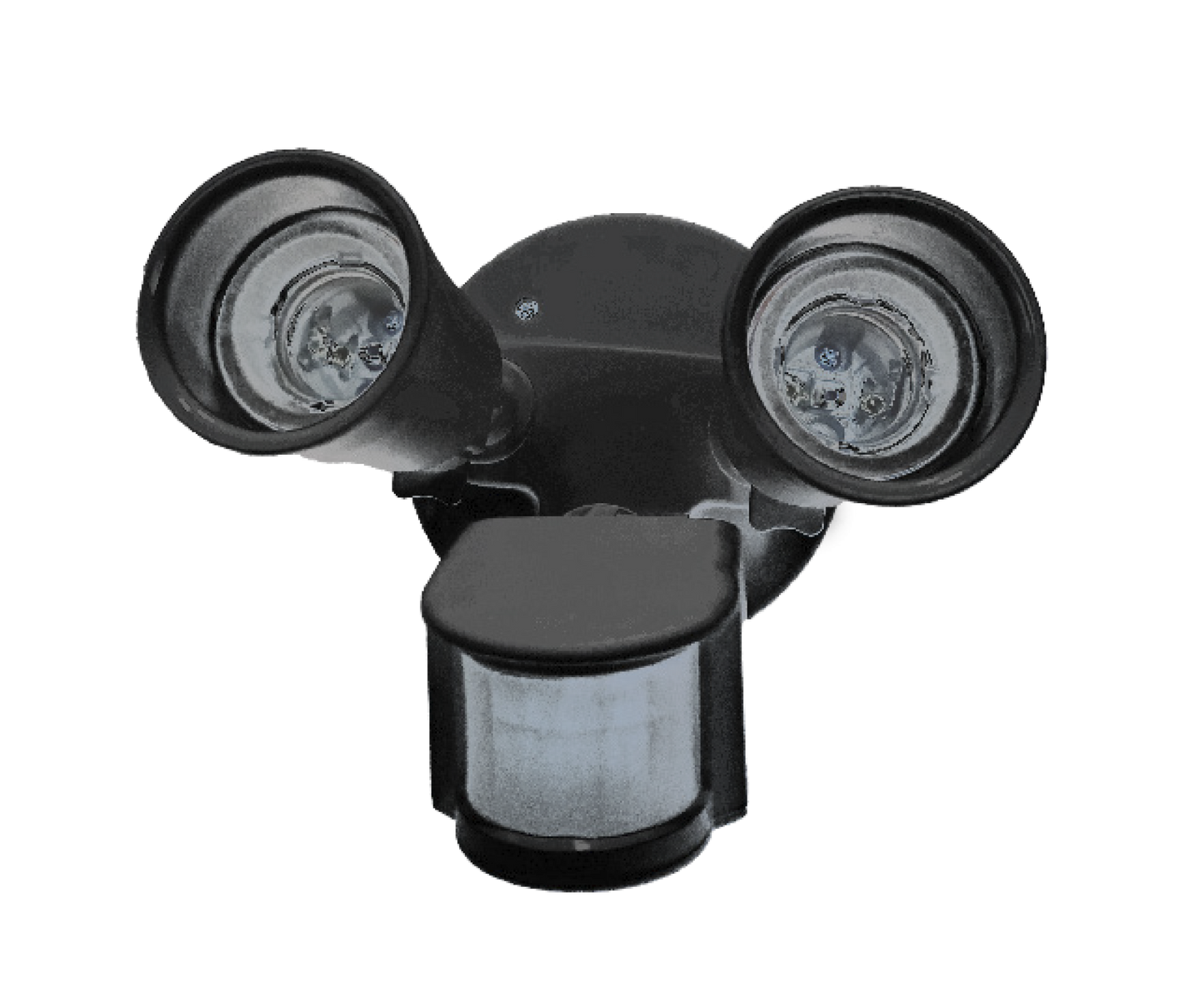 Luminario Con Sensor De Movimiento Negro