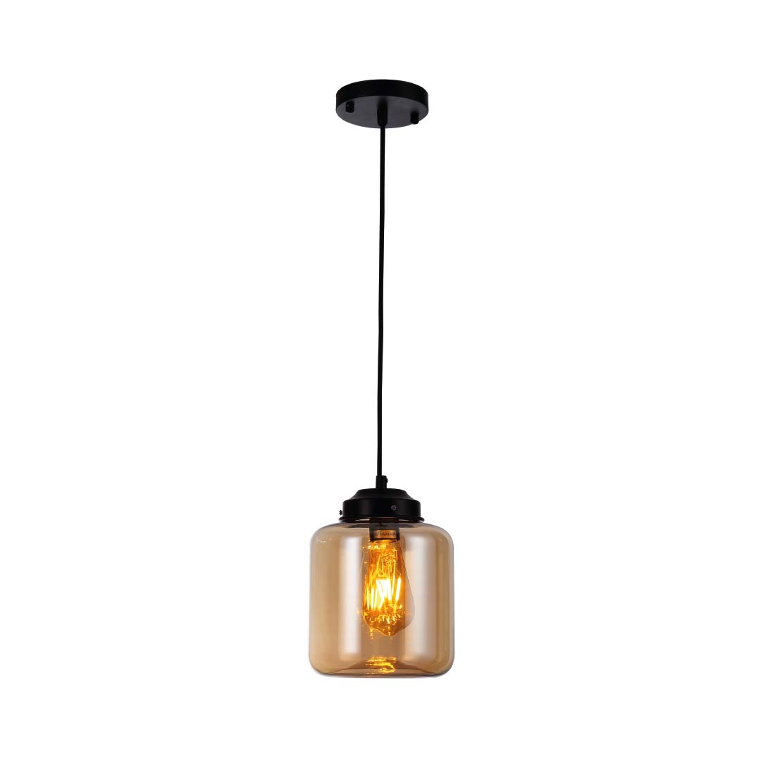 Luminario decorativo para suspender cuerpo de cristal