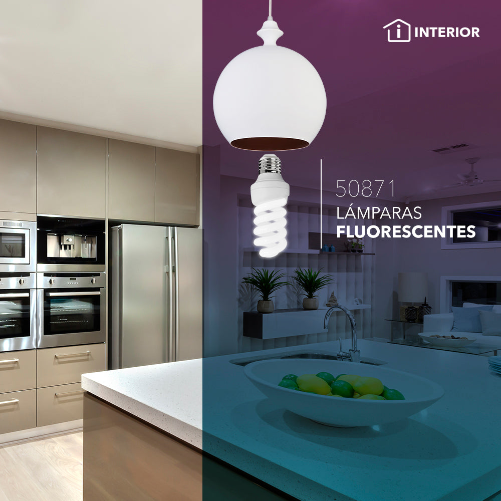 Lámpara Fluorescente Compacta 20W 6500K
