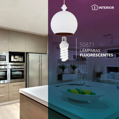 Lámpara Fluorescente Compacta 20W 6500K