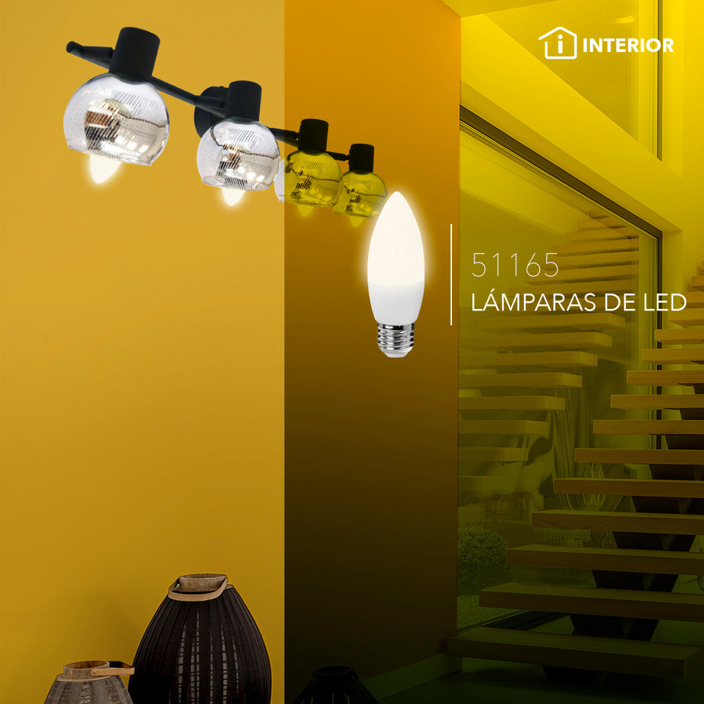 Lámpara LED Tipo Vela 4W 3000K