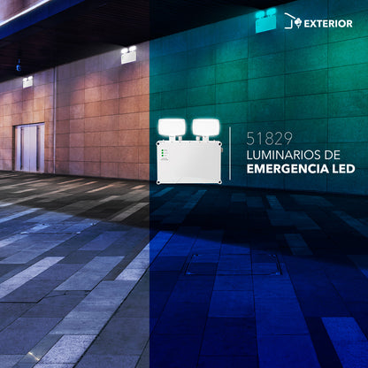 Luminario Emergencia LED 6W 6500K