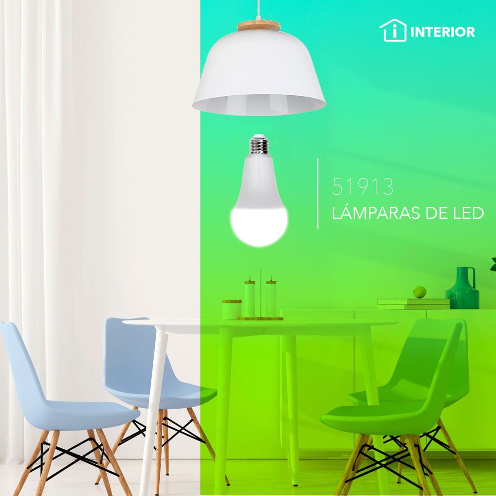 Lámpara Bulbo De LED 20W 6500K