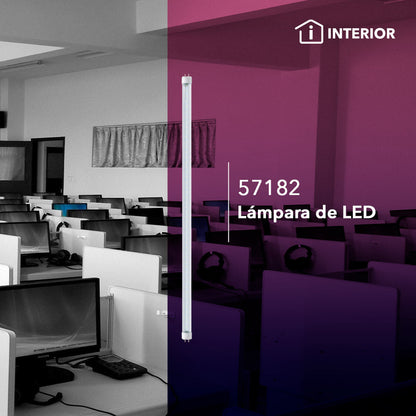Tubo T5 LED 9W Transparente 6500K