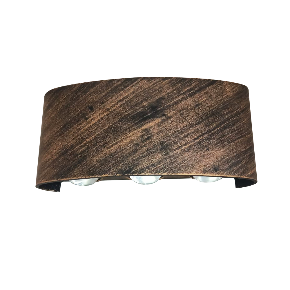 Luminario Arbotante Para Pared LED 6W Bidireccional Luz Cálida 3 000K ...