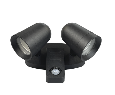 Luminario Arbotante Con Sensor De Movimiento Para 2 Lámparas