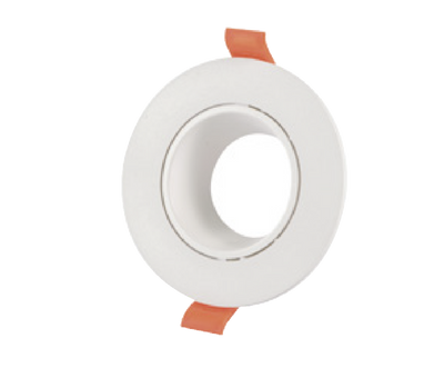 Luminario Para MR16 Termoplástico Circular Blanco