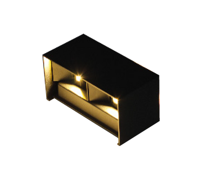 Luminario Arbotante 4X3W LED Angulo Ajustable De Aluminio