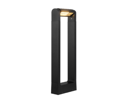 Bolardo De LED De Aluminio Terminado En Color Negro 10W