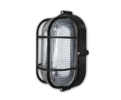 Luminario Arbotante Para Pared LED 7W Luz Blanca 6 500K Acabado Hierro Negro