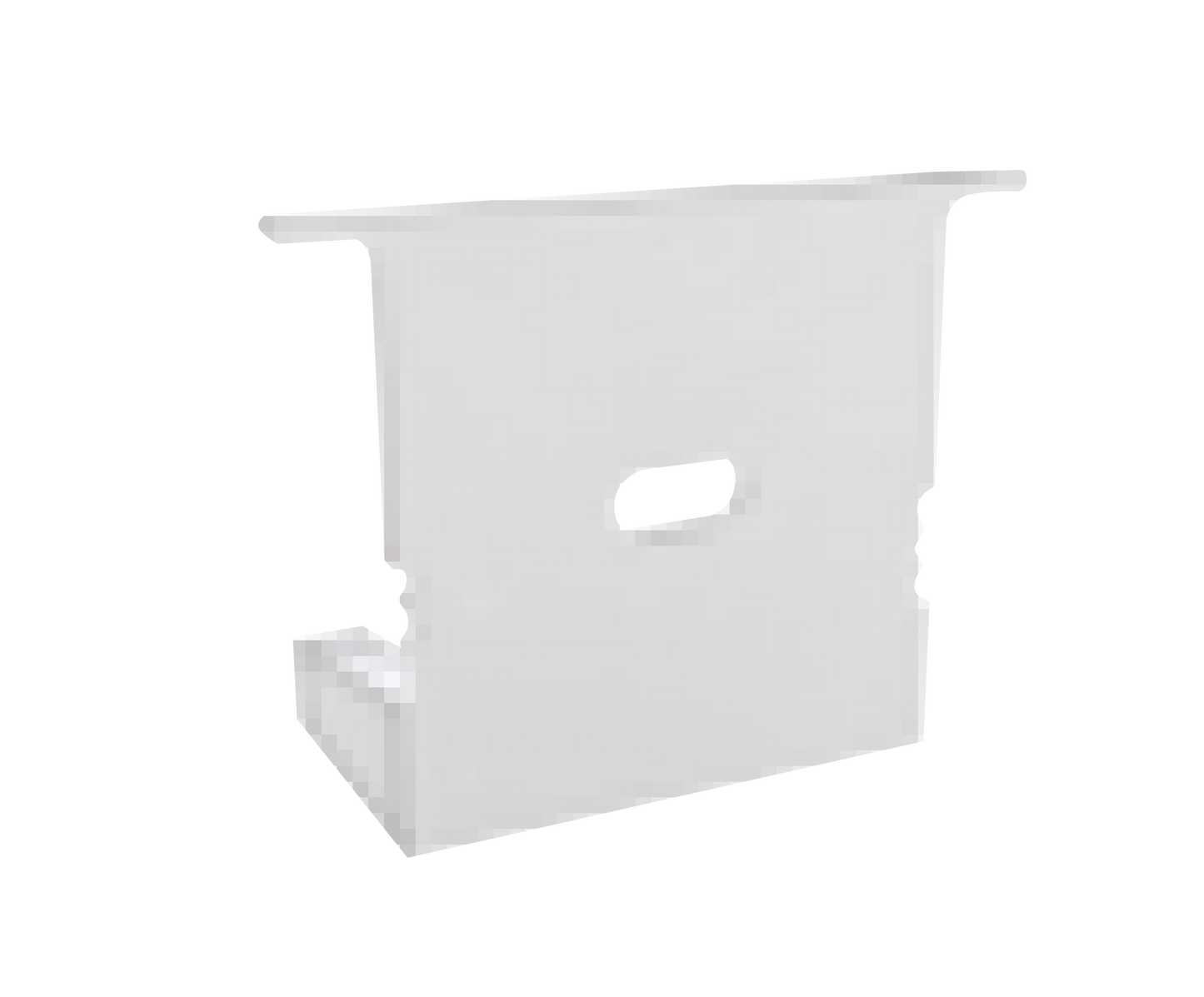 Tapa Inicial Con Agujero Para Perfíl De Aluminio
