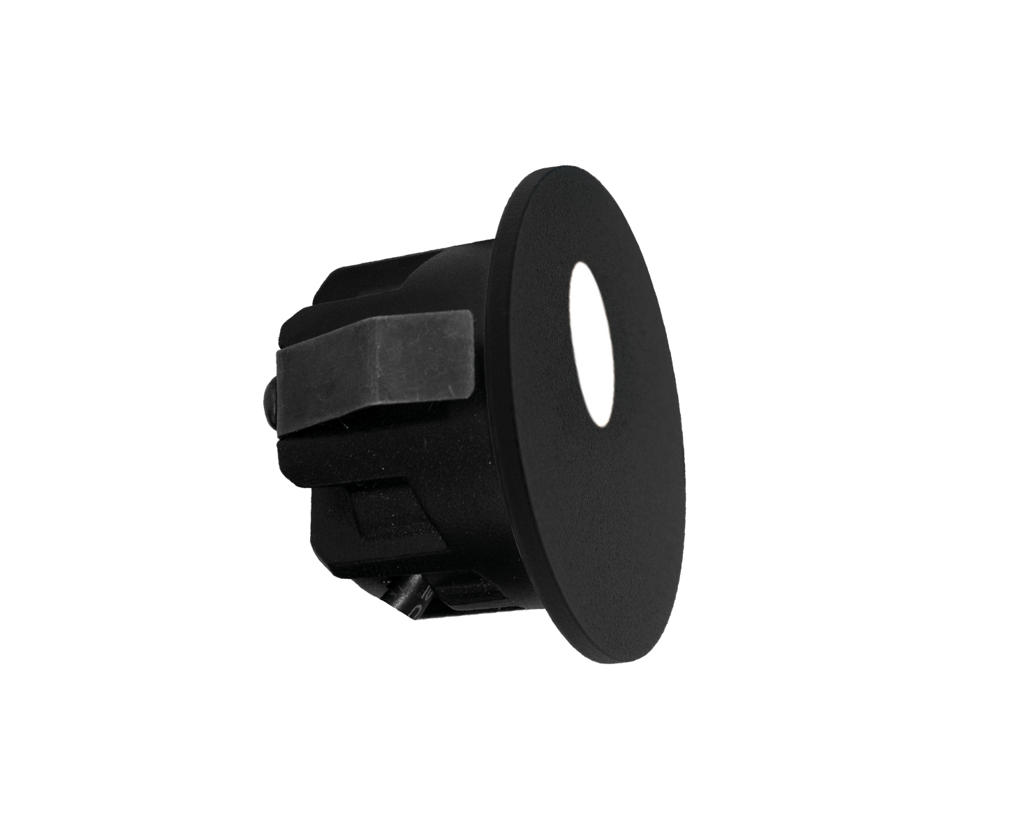 Luminario de LED Tipo Cortesía 2700K Circular Negro