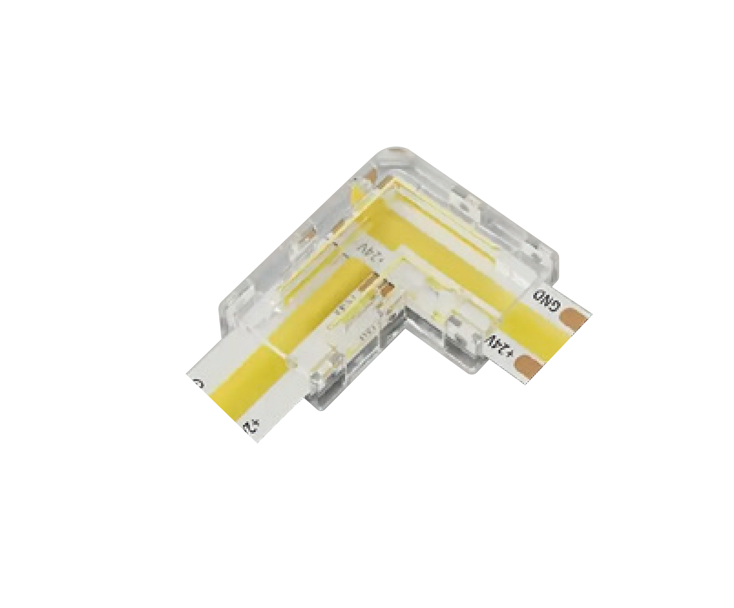 Conector En L Para Tira De LED Alto Brillo