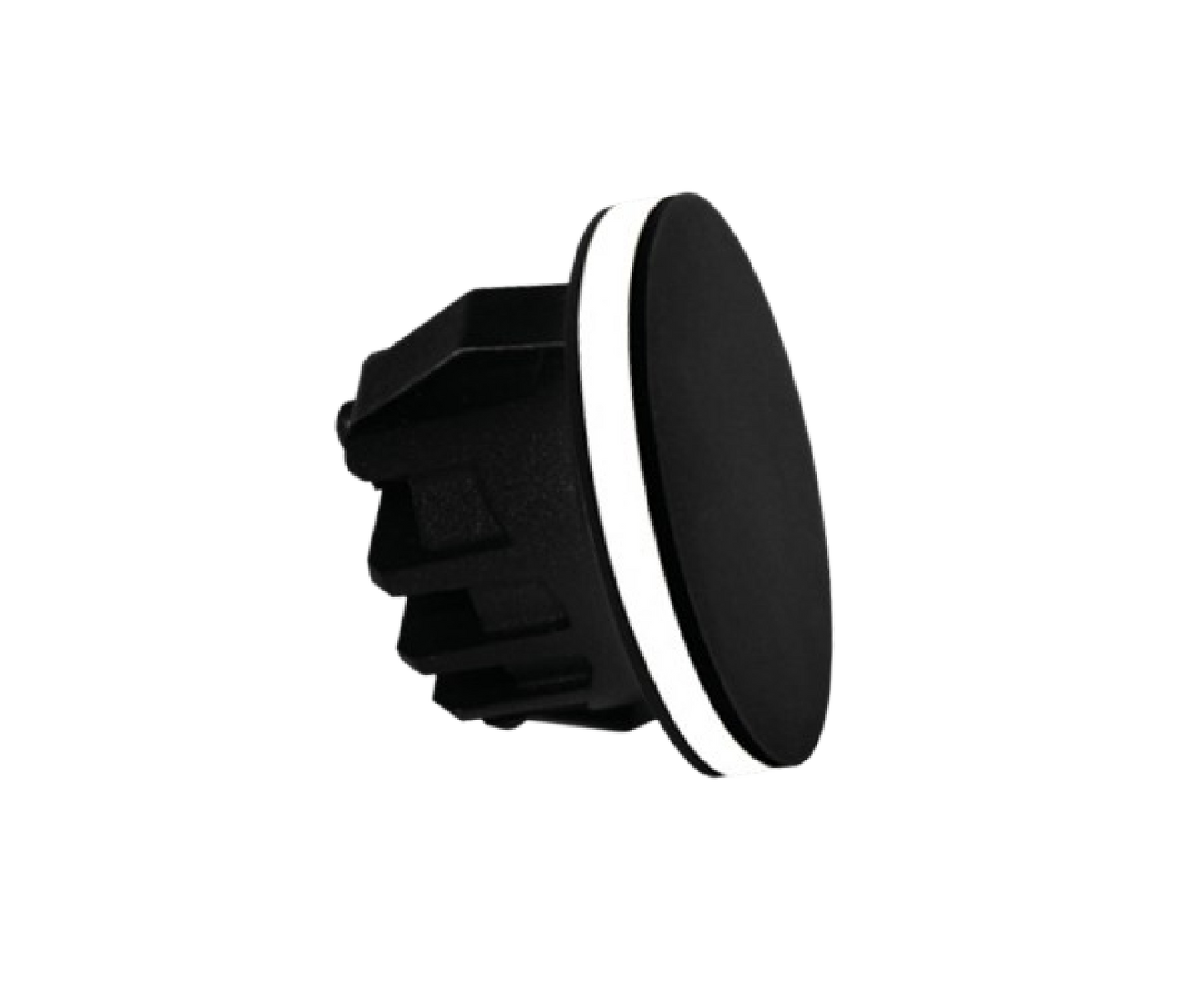 Luminario de LED Tipo Cortesía 2700K Circular Negro