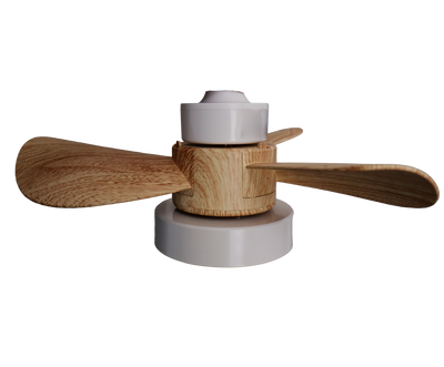 Ventilador Con Luz LED 15W Fan Light Madera