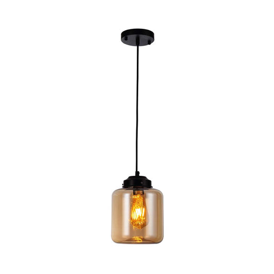 Luminario decorativo para suspender cuerpo de cristal