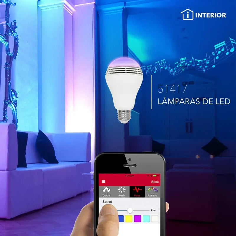 Lámpara-Inteligente-LED-RGB-5W-con-bocina-3