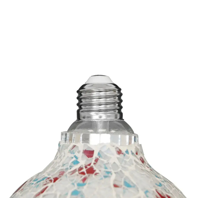 Lámpara-artesanal-6W-terminado-cerámica-blanca-3