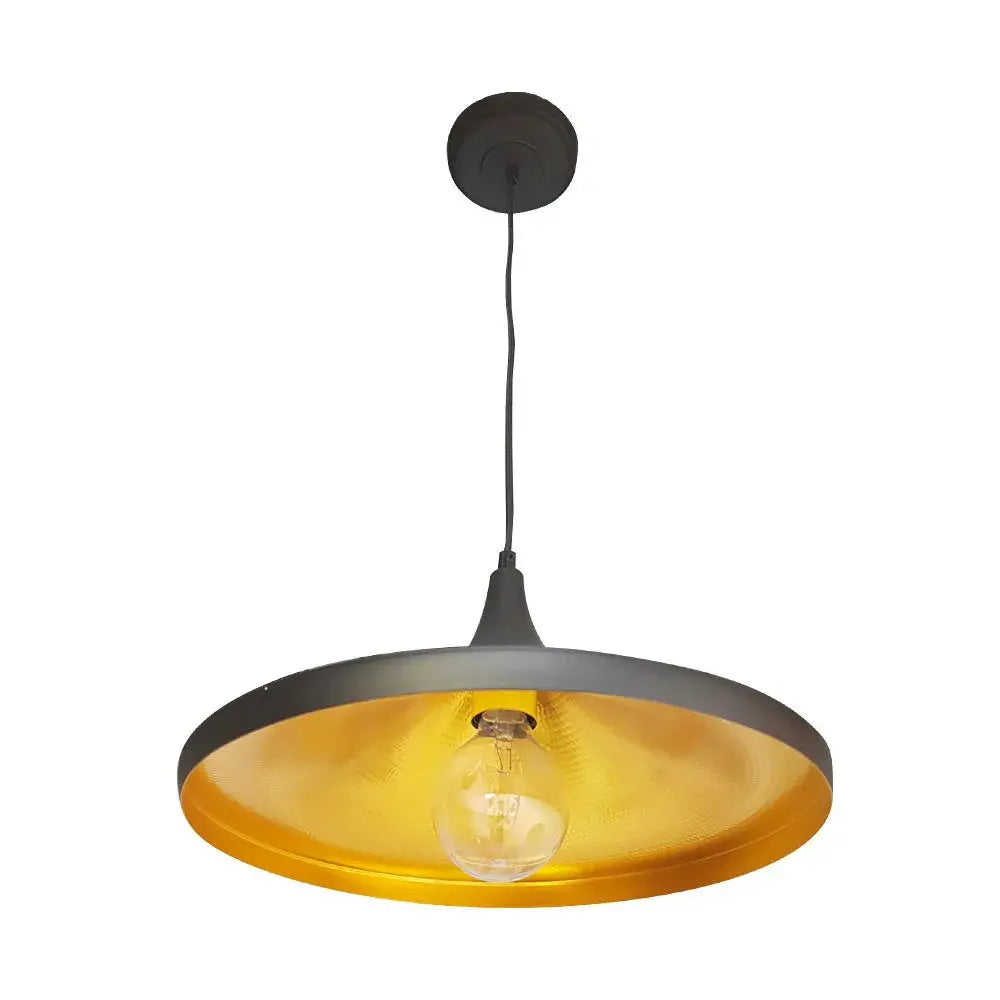 Luminario-decorativo-para-suspender-aluminio-color-negro-interior-arena-dorada-I-1