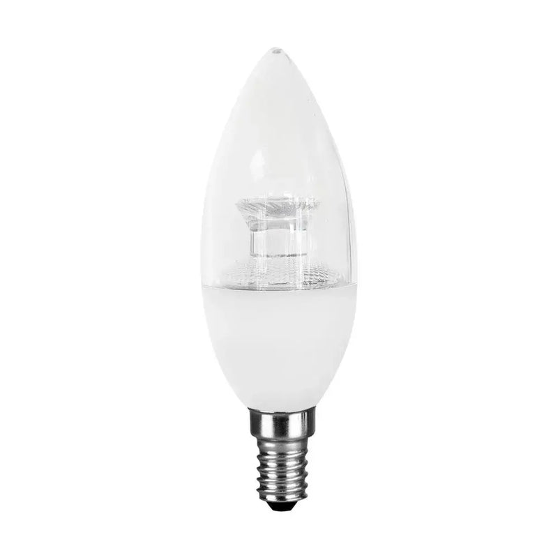 Vela-LED-4W-base-E14-luzcalida-3000K-optica-transparente